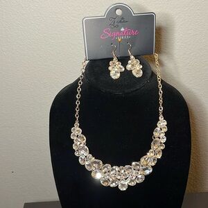 Paparazzi Zi Collection Necklace and Earring set. Brand new/never worn.